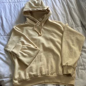 yellow hoodie from h&m